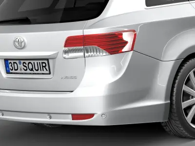 Toyota Avensis Estate 2013 3D model