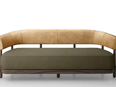 Christophe Delcourt Gum armchair and sofa 3D model