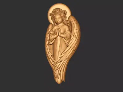 praying angel 2 3D print model