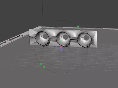 775 MOTOR HOLDER 3D model