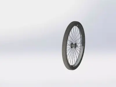 wheel bicycle 3D model