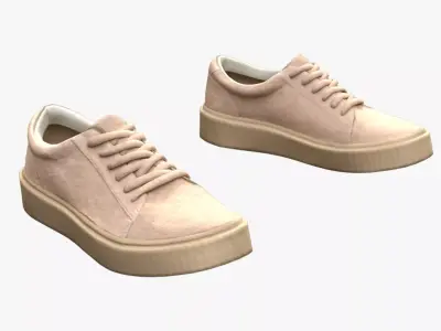 Shoes 2012 - All MH Bodies - UE5 Skeletons - Rigged Low-poly 3D model