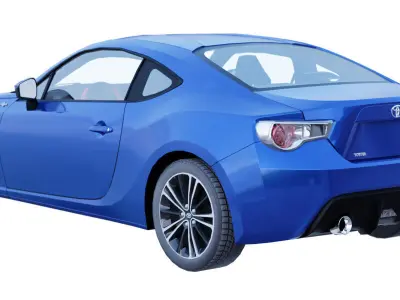  Toyota GT86 3D model