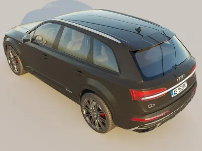 Audi q7 quattro tdi  3D model