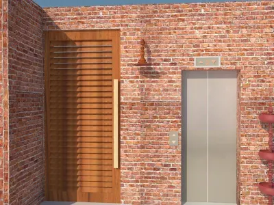 door design  Free 3D model