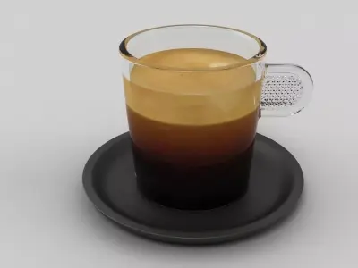 Espresso Glass 3D model