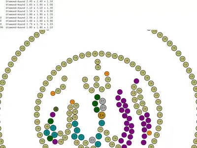 Emerald Allah  Pendant  Luxury 3D Printable Jewelry Model 3D print model