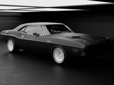 1970 Challenger RT 426 Hemi 3D model