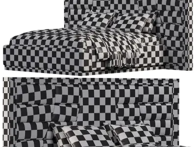  Leyborn Bed By Evgor Luxury 3D model