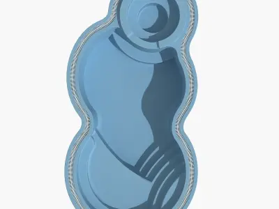 Swimming pool 09 3D model
