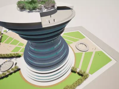 22-Story Luxury Tower Design Pack 3D model