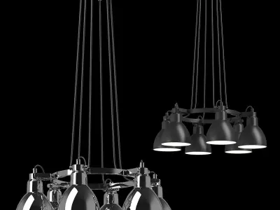 76116x Acrobata Lightstar Hanging Lamp 3D model