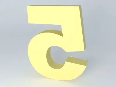 5 shape light bulb Free 3D model