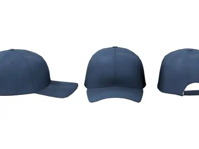 Sport Cap Low-poly 3D model
