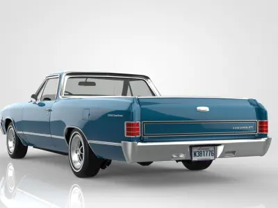 Chevrolet El Camino 1967 3D model