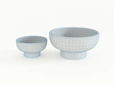 Modern Ceramic Bowl 3D model