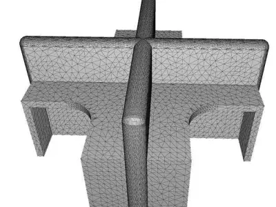 Cartoon Modular Workstation Low-poly 3D model