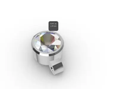 Messika Ring  3D print model