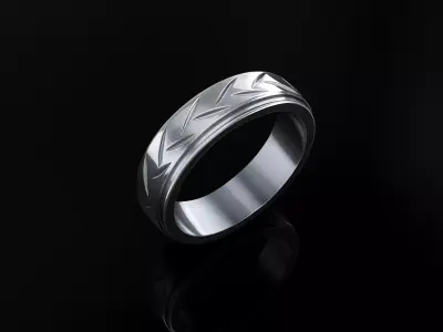 Wedding Band 55 - 66 size 3D print model