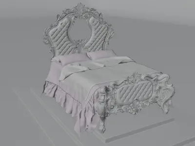 Luxury Bed 3D model
