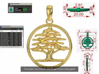 Tree STL 3D collection  3D Model Pack