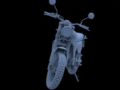 FANTIC CABALLERO 500 SCRAMBLER FOR 3D PRINT 3D model
