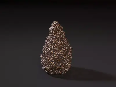 Pine cone 3D print model