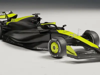 Formula 1 concept F212  24 -25  3D model