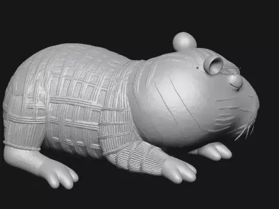 Capybara 3D print model