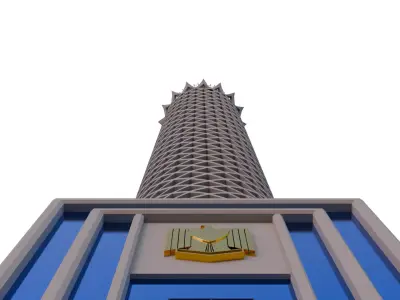Cairo Tower 3D model