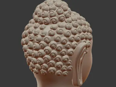 Buddha Head model 3D print model