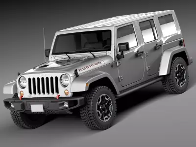 Jeep Wrangler Rubicon 2014 3D model