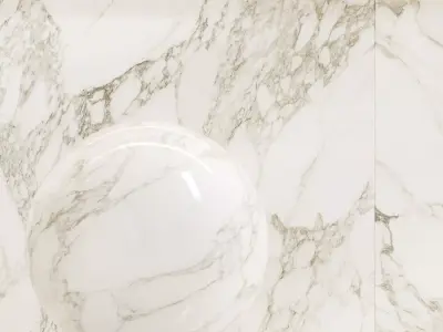 Caesar Set 16 - Luxury Arabesque - White marble Texture