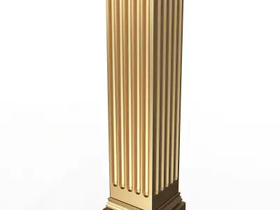 Column Capital 0502 Low-poly 3D model