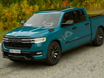 2025 Ram 1500 Ramcharger 3D model