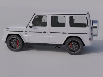 Mercedes-Benz G63 AMG Low-poly 3D model