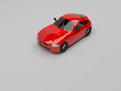 Red Car 3D model