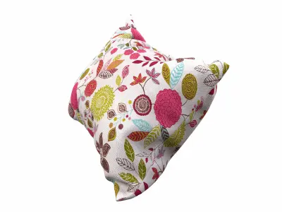 Floral Pillow  3D model