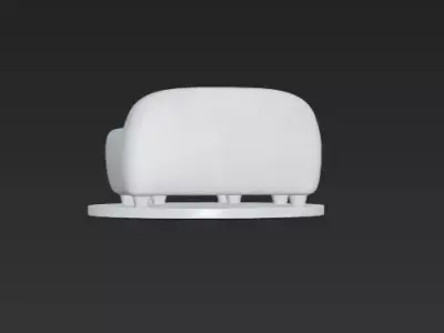 Luxury Sofa Coffee Cups Podium 3D Interior 3D print model