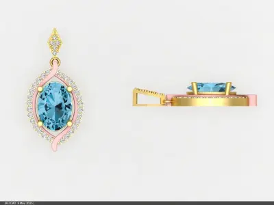 Pendant 3D print model purchase