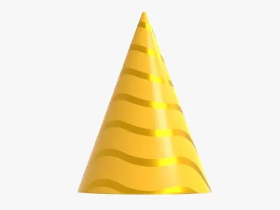 Party funny hat 01 3D model