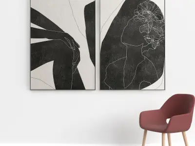 Photo Frame 165 Low-poly 3D model