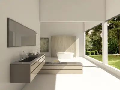 Bathroom 02 VR-ready Low-poly 3D model