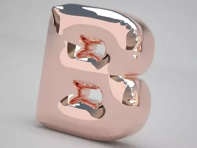 Copper B Balloon 3D model