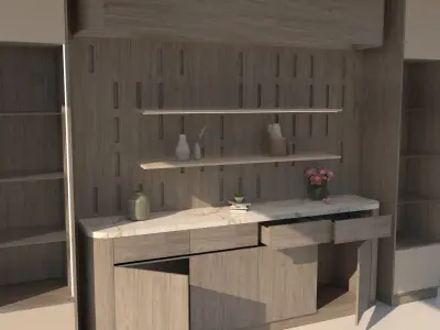 Serena Line Elegance Buffe - luxury 3D model