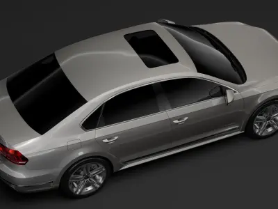 Volkswagen Passat China NMS 2016 3D model