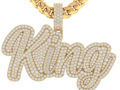 HIP HOP PENDANTS 3D print model