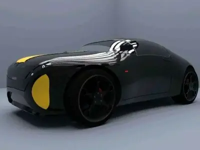 Car concept 3D model purchase