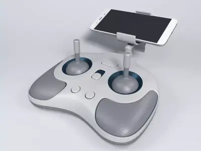Joystick - Controller Low-poly 3D model