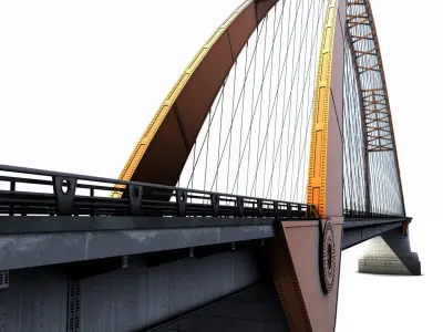 Bridge orange 3D model